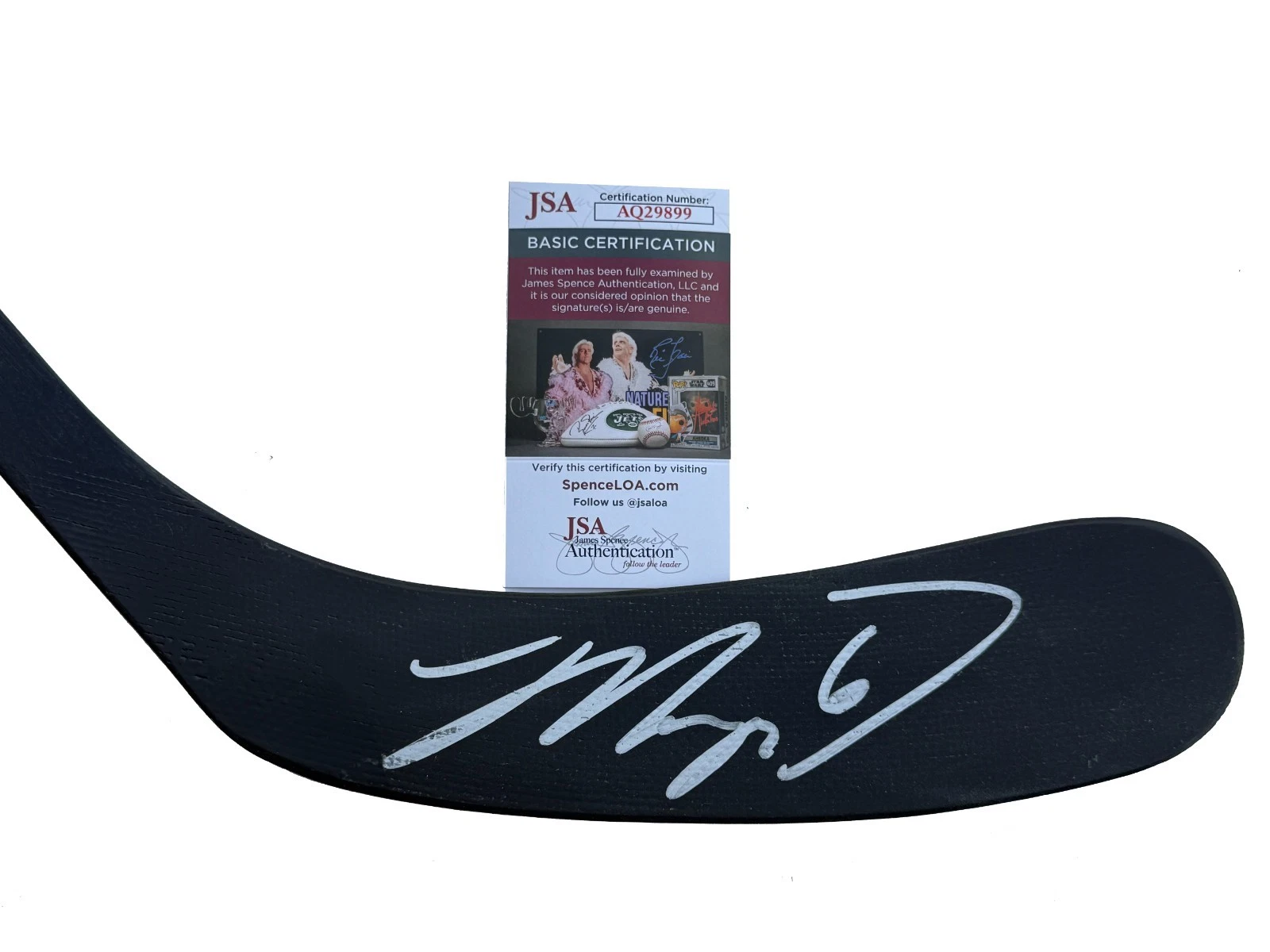 Jamie Drysdale Signed Philadelphia Flyers Hockey Stick JSA COA