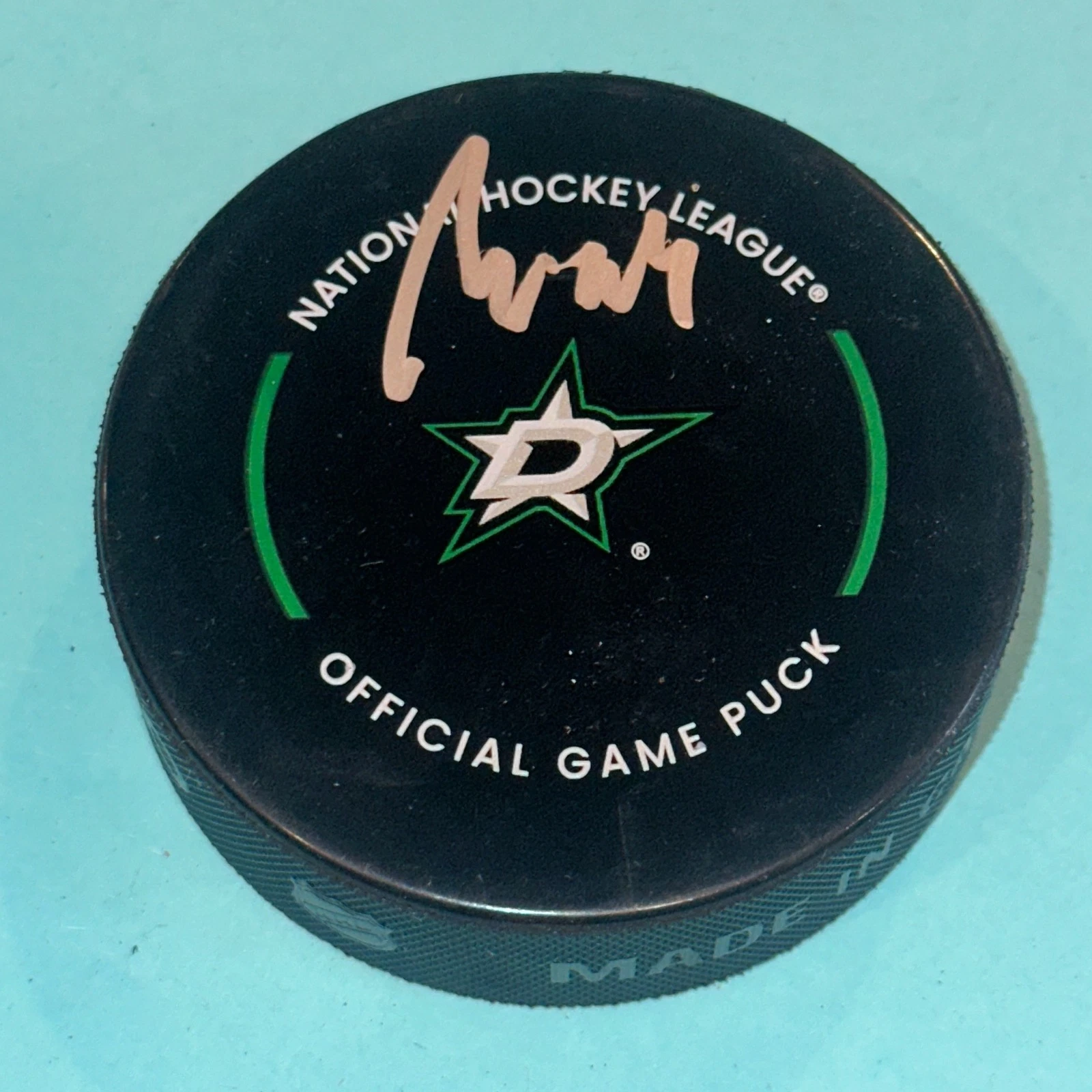 MIRO HEISKANEN Signed Dallas STARS Official GAME Puck Beckett Auth BAS