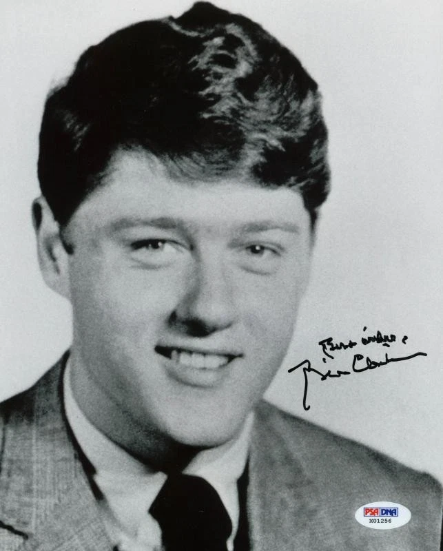 President Bill Clinton Signed Authentic 8X10 Photo Autographed PSA/DNA #X01256