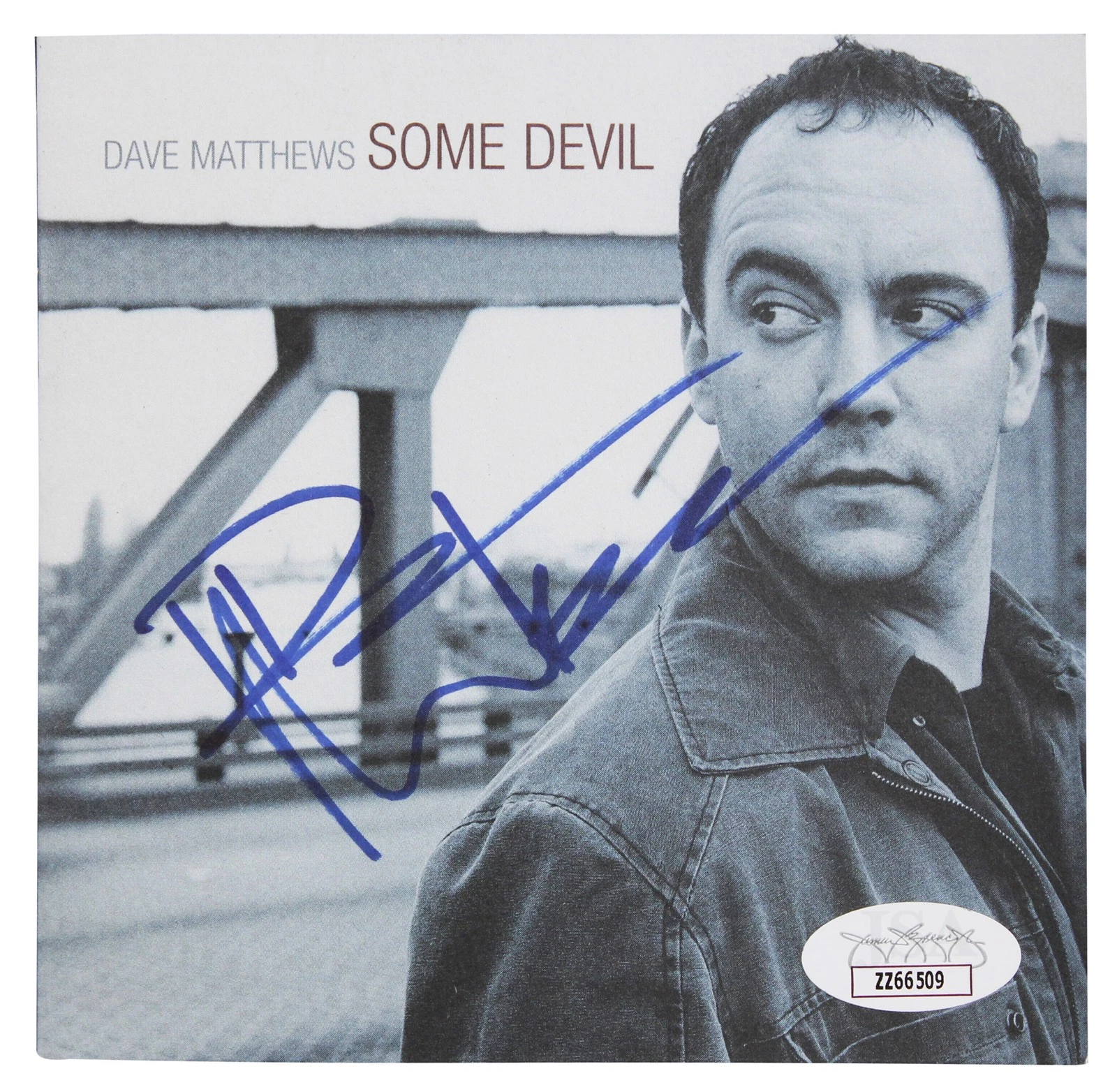 Dave Matthews Authentic Signed Some Devil CD Booklet Autographed JSA #ZZ66509