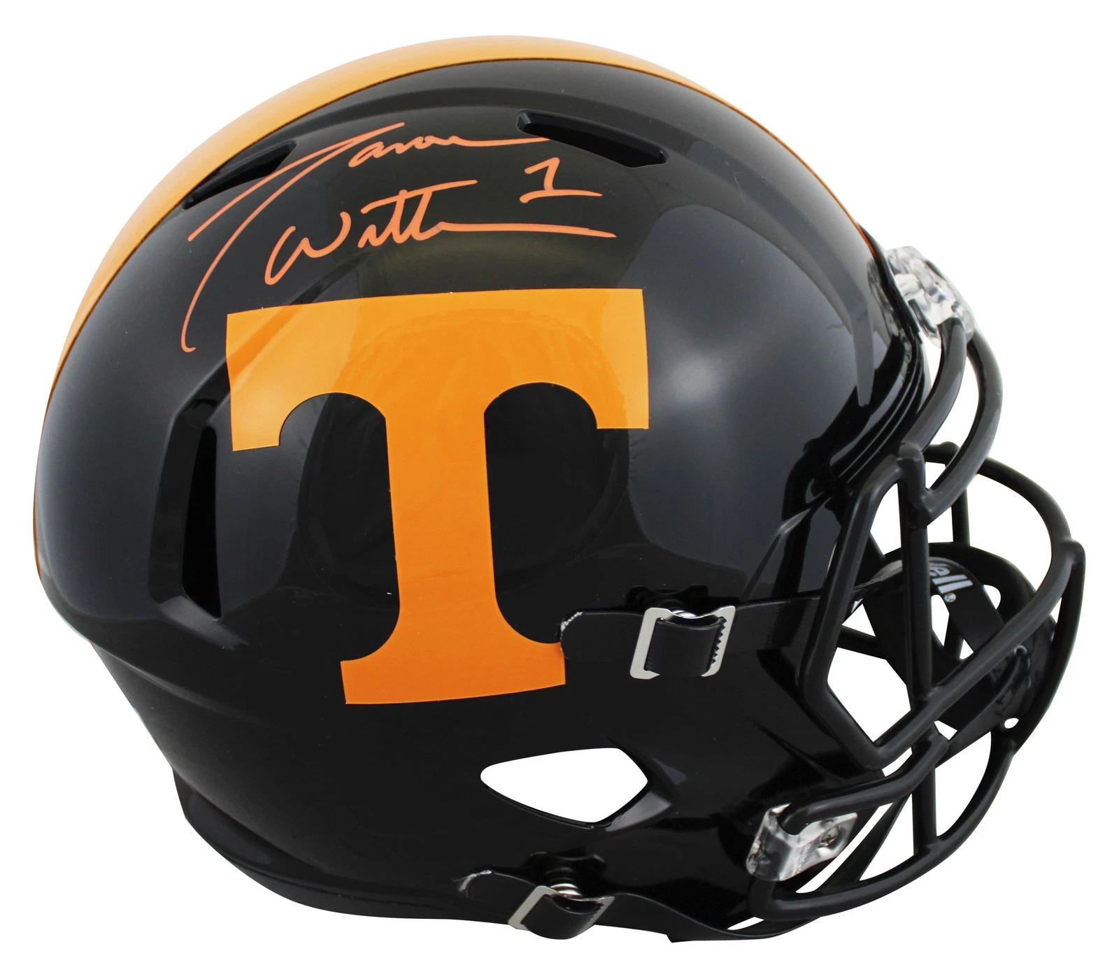 Tennessee Jason Witten Signed Dark Mode Full Size Speed Rep Helmet BAS Witnessed