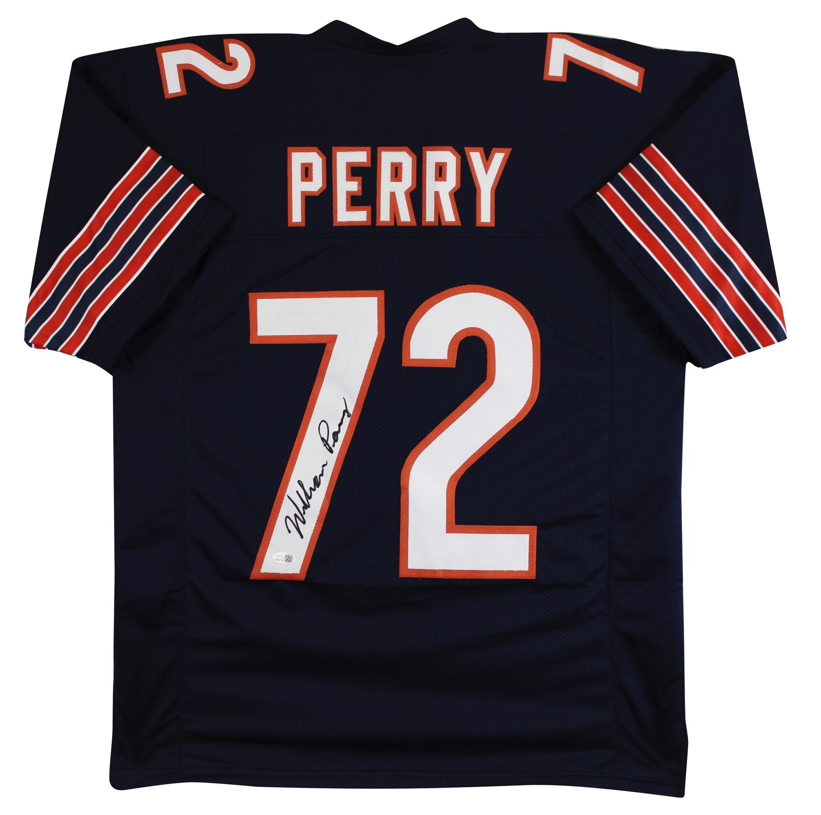 William Perry Authentic Signed Navy Pro Style Jersey Autographed JSA Witness