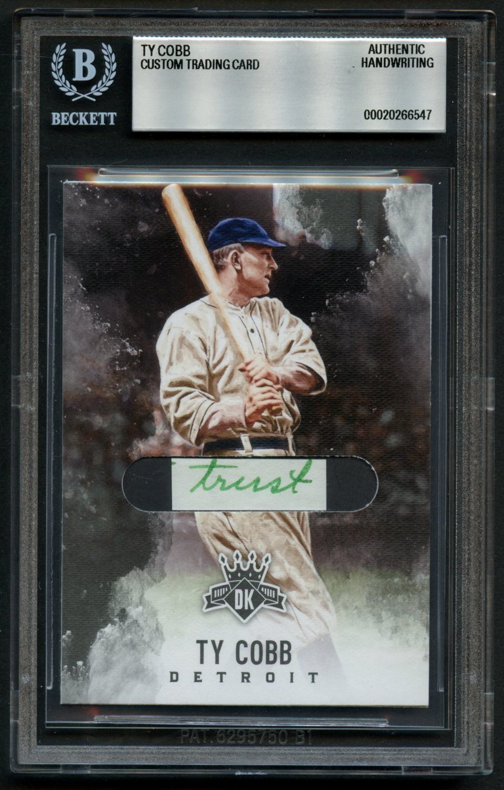 Ty Cobb HANDWRITTEN WORD 