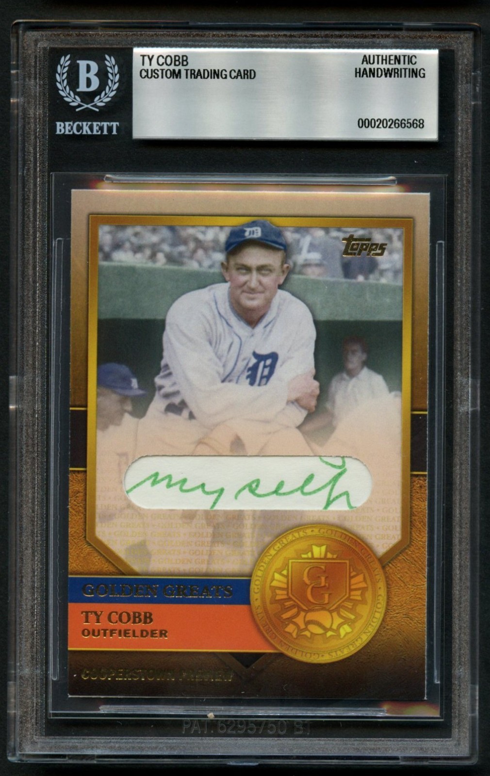 Ty Cobb HANDWRITTEN WORD 