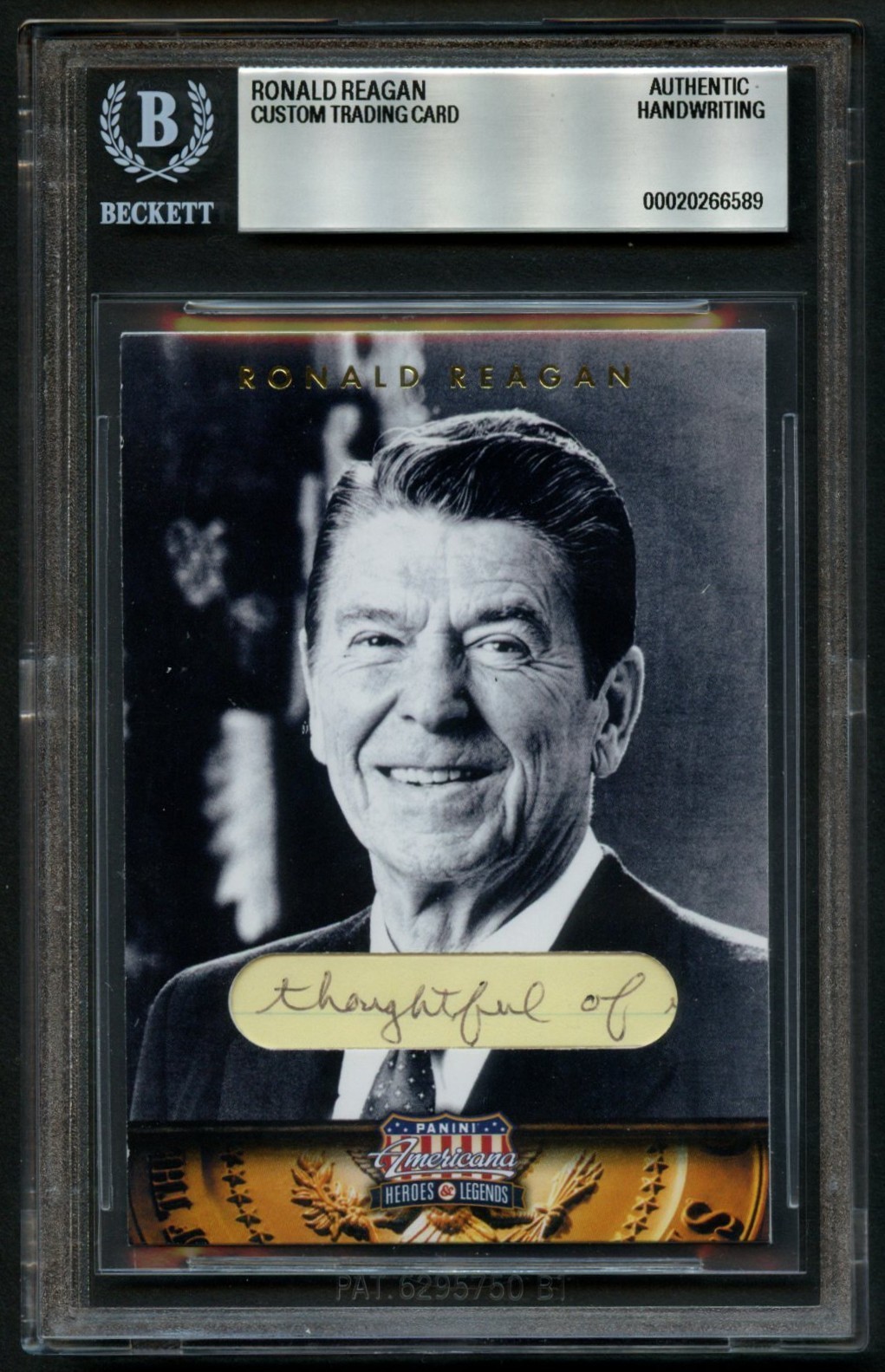 Ronald Reagan HANDWRITTEN WORDS 