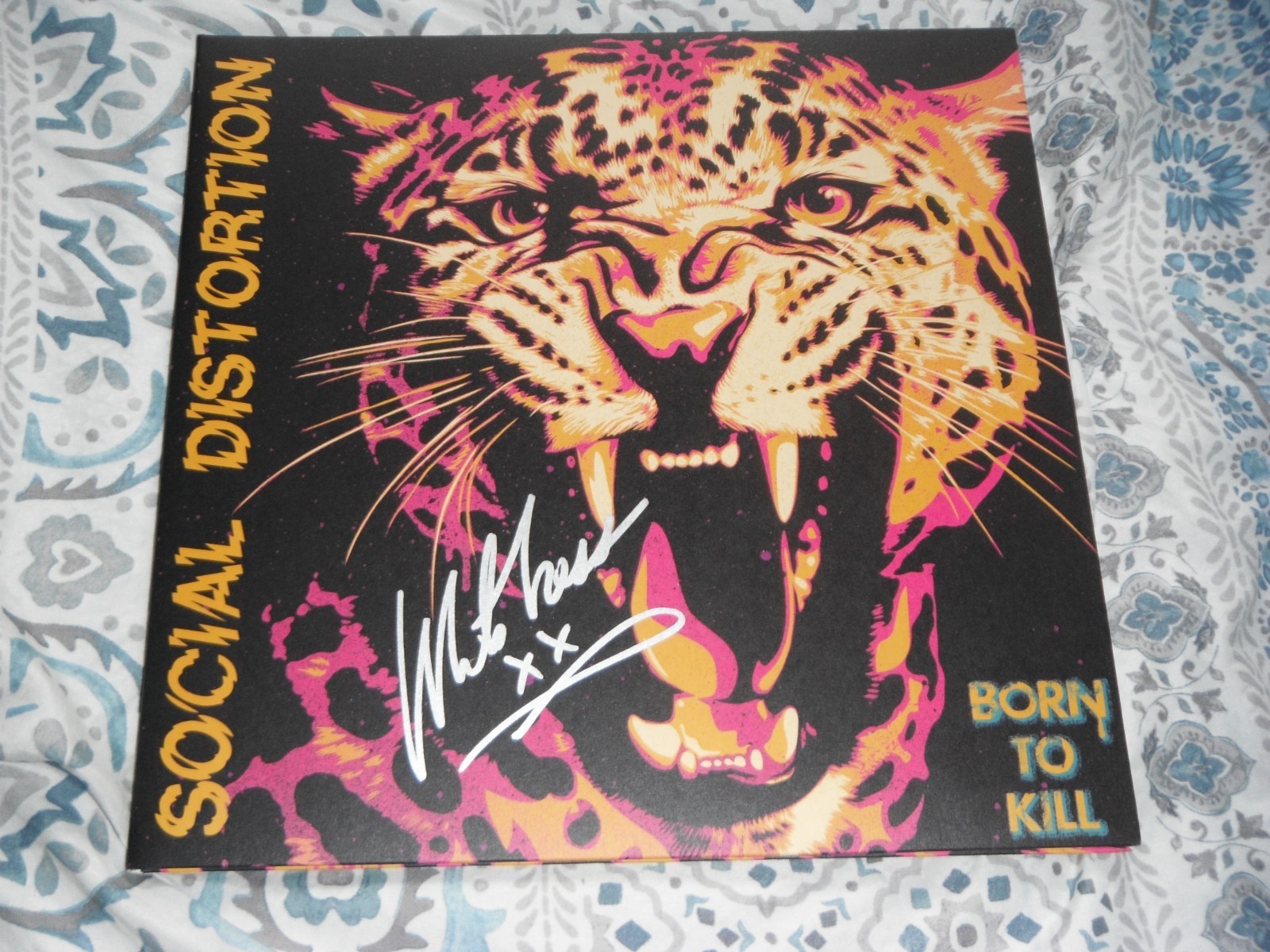 SOCIAL DISTORTION MIKE NESS SIGNED BORN TO KILL ALBUM  2026 RELEASE