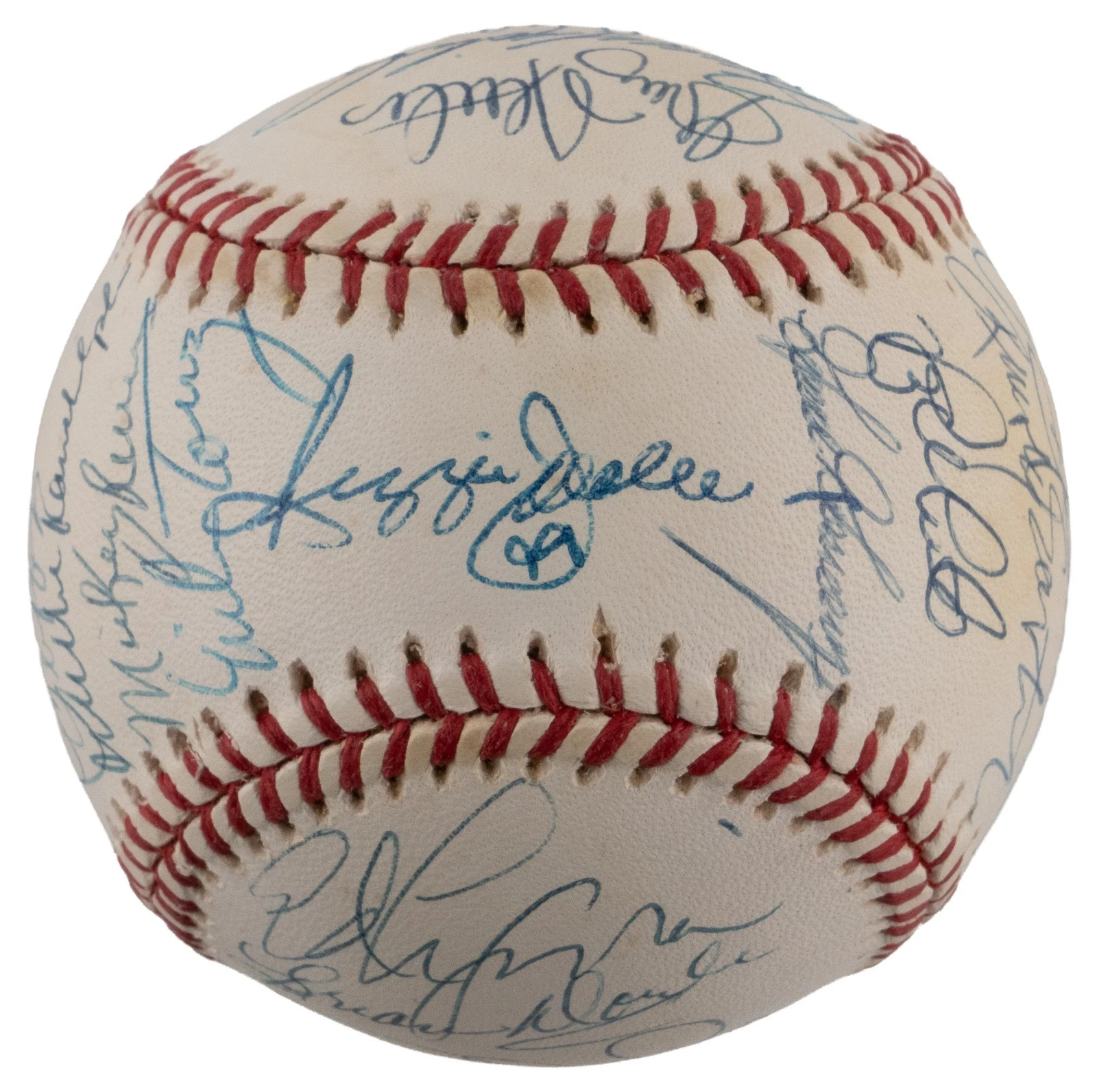 1978 Yankees World Series Champs Team Signed Baseball JSA COA