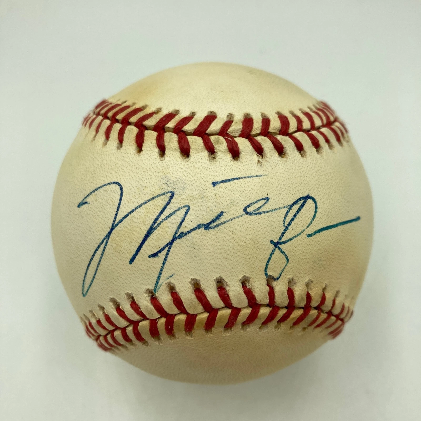 Michael Jordan Single Signed American League Baseball JSA COA