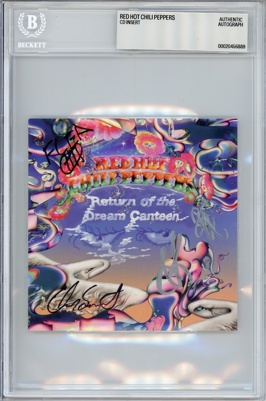 Red Hot Chili Peppers SIGNED Return of Dream Canteen Beckett BAS COA Autograph