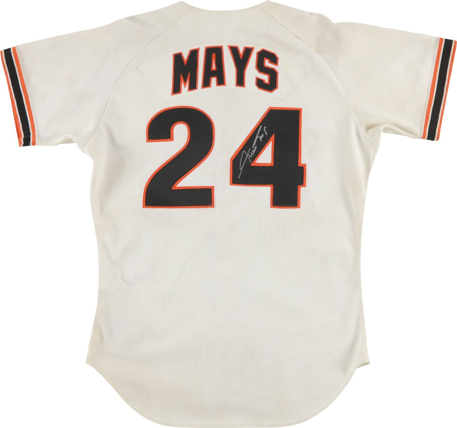 Willie Mays Signed San Francisco Giants 1989 Game Model Jersey PSA DNA COA