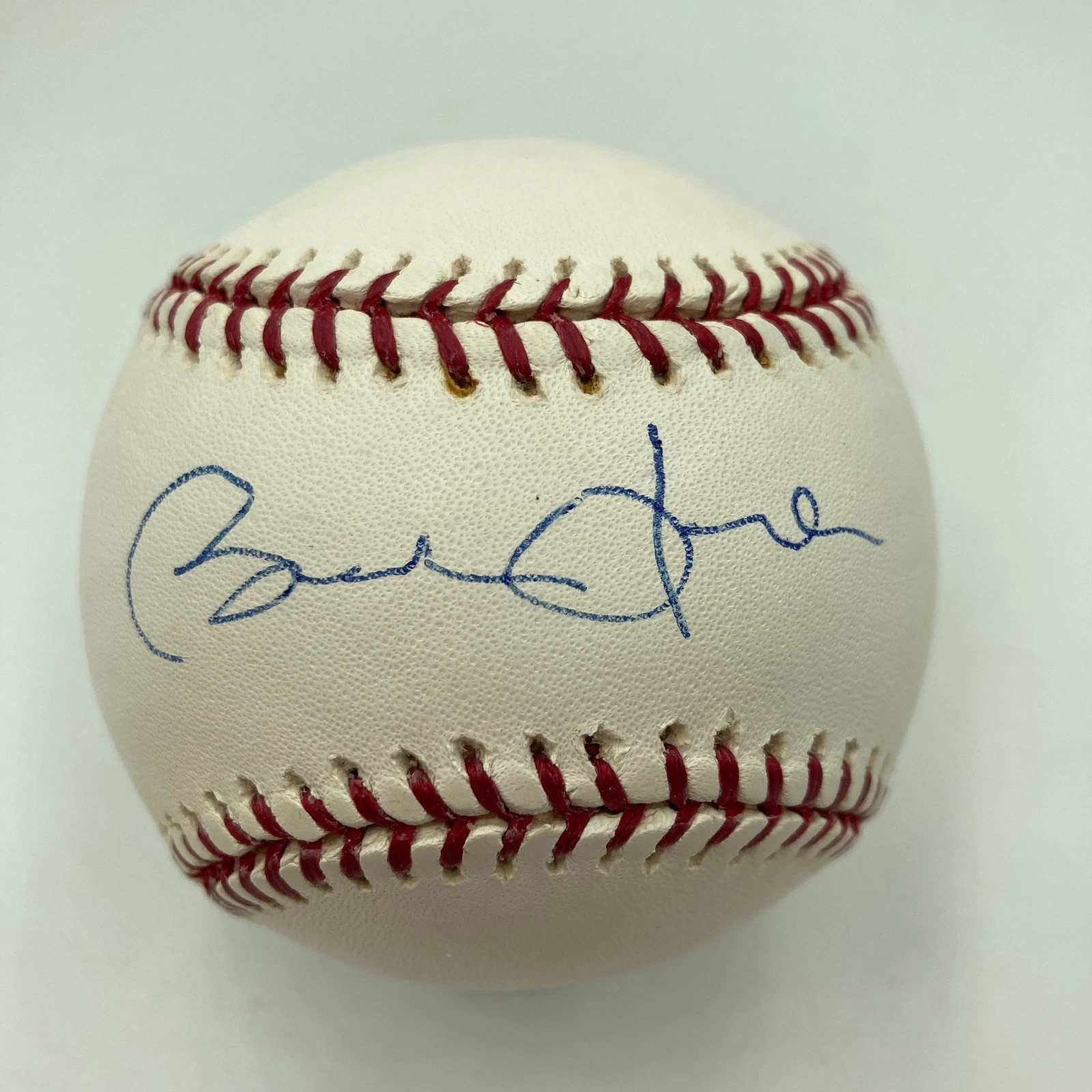President Barack Obama Single Signed Baseball JSA COA Rare Ballpoint Signature
