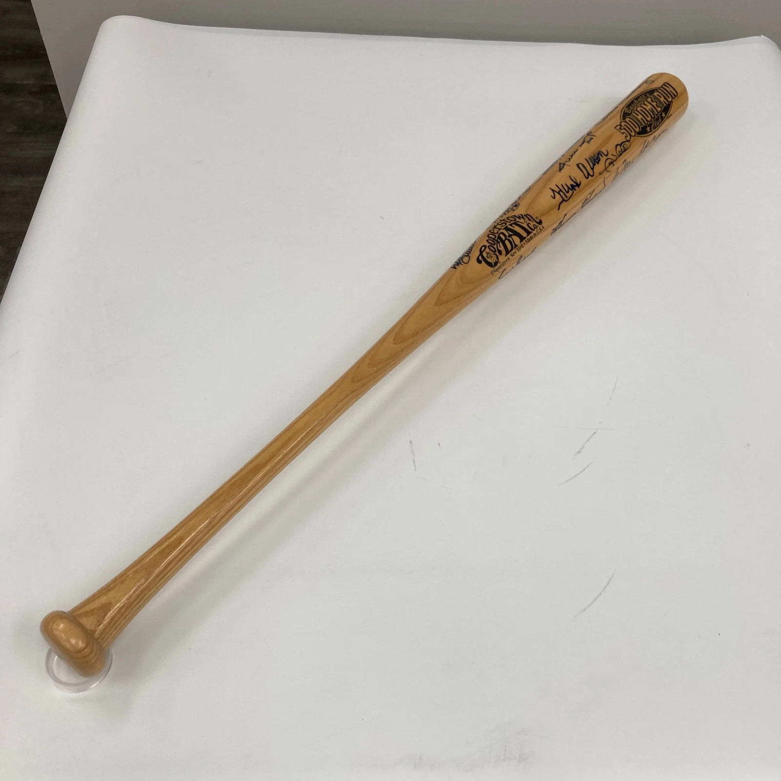 500 Home Run Club Signed Bat 13 Sigs Hank Aaron Willie Mays Beckett COA