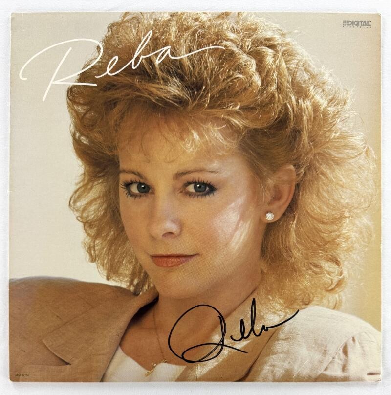 Reba McEntire Signed Autograph Album Vinyl Record LP - Queen of Country JSA COA