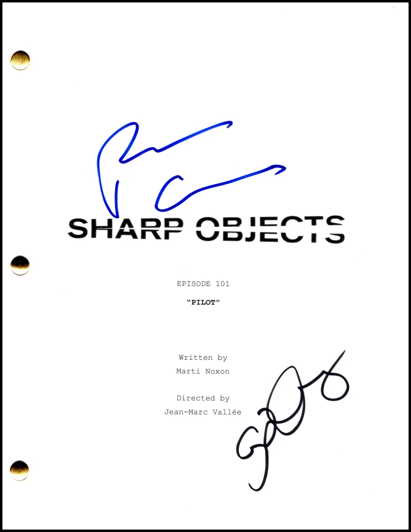 Amy Adams & Patricia Clarkson Signed Autograph Sharp Objects Full Pilot Script
