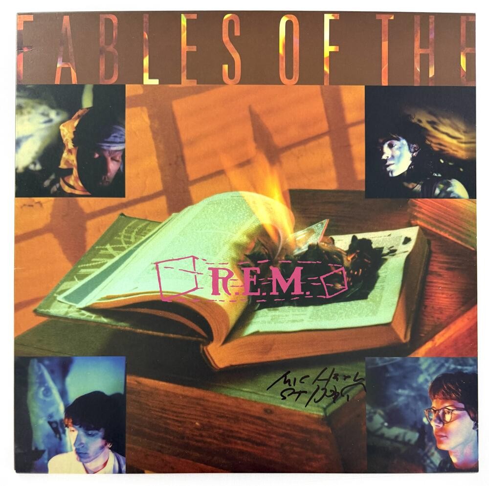 Michael Stipe REM Signed Autograph Fables of the Reconstruction Album Record BAS