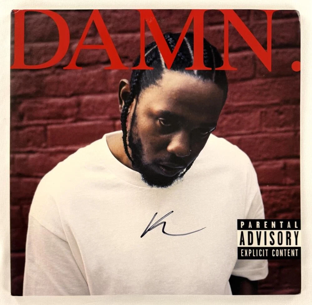 Kendrick Lamar Signed Autograph Damn Album Vinyl Record LP - PSA/DNA COA