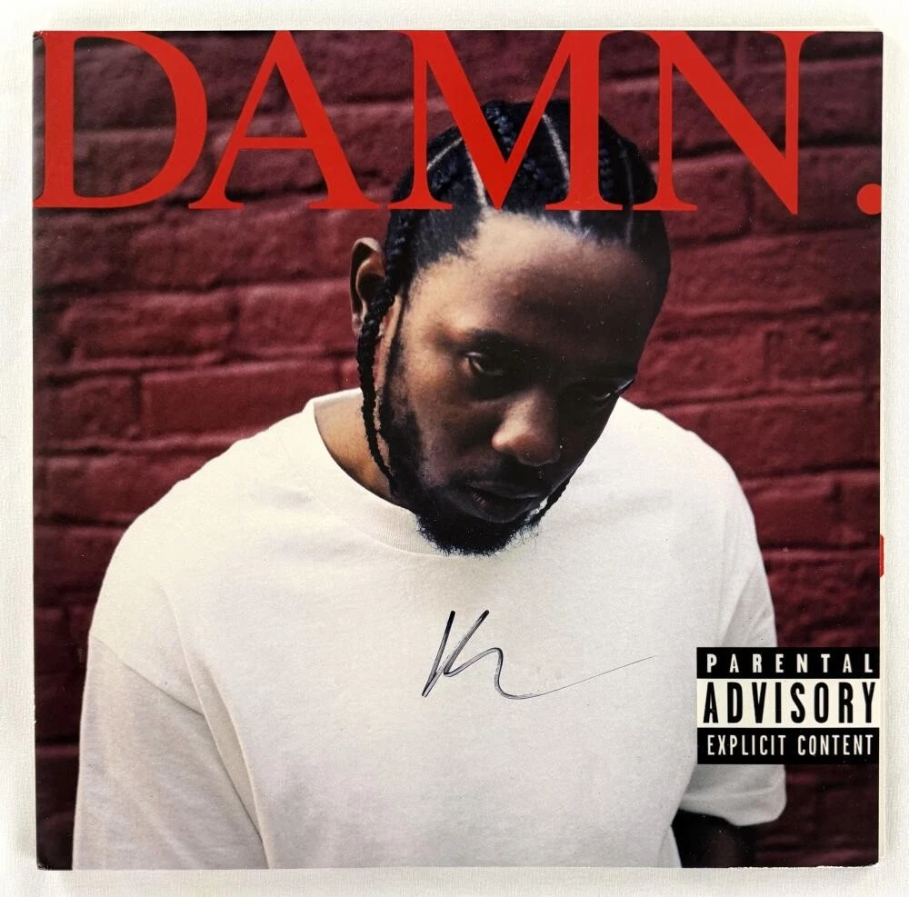 Kendrick Lamar Signed Autograph Damn Album Vinyl Record w/ PSA COA