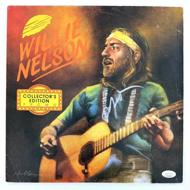 Willie Nelson Signed Autograph Collectors Edition Album Vinyl Record w/ JSA COA