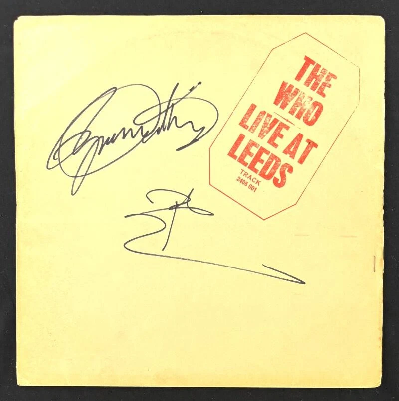 Roger Daltrey & Pete Townshend Signed Autograph The Who Album Record LP JSA COA