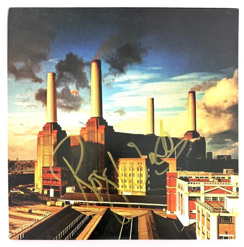 Roger Waters Signed Autograph Pink Floyd Animals Album Vinyl Record LP JSA COA