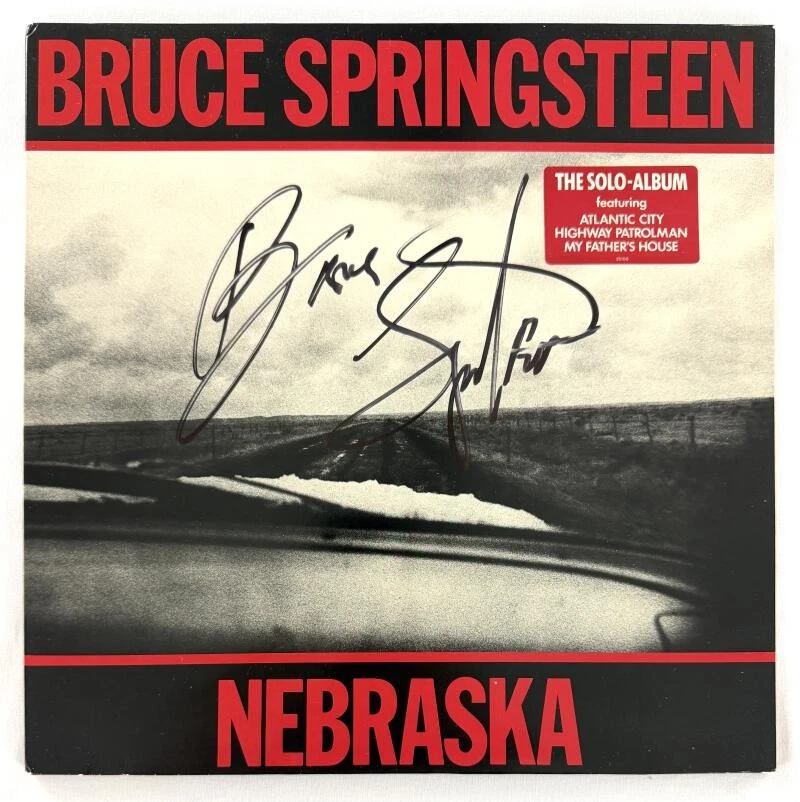 Bruce Springsteen Signed Autograph Nebraska Album - Vintage Full Signature COA