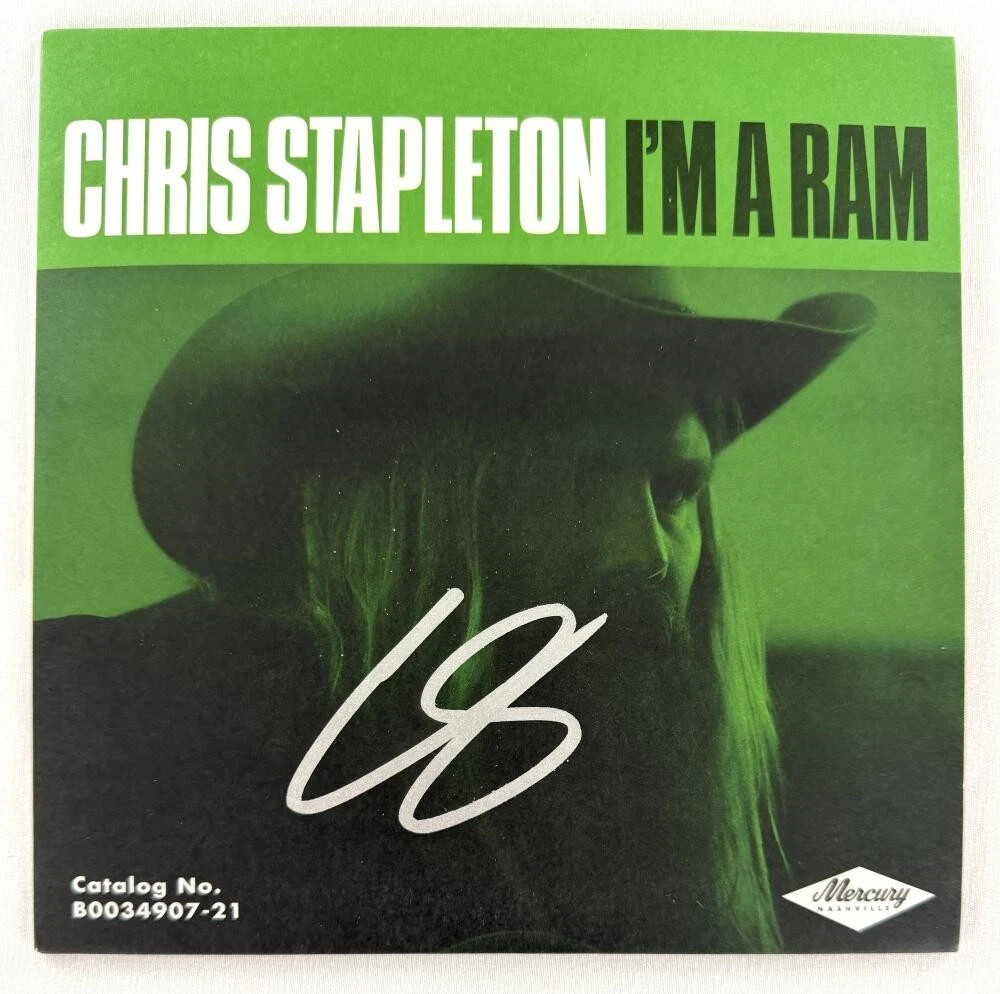 Chris Stapleton Signed Autograph I'm A Ram 7