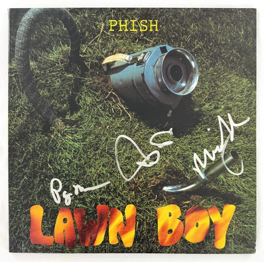Trey Anastasio Page & Mike Signed Autograph Phish Lawn Boy Album Vinyl Record LP
