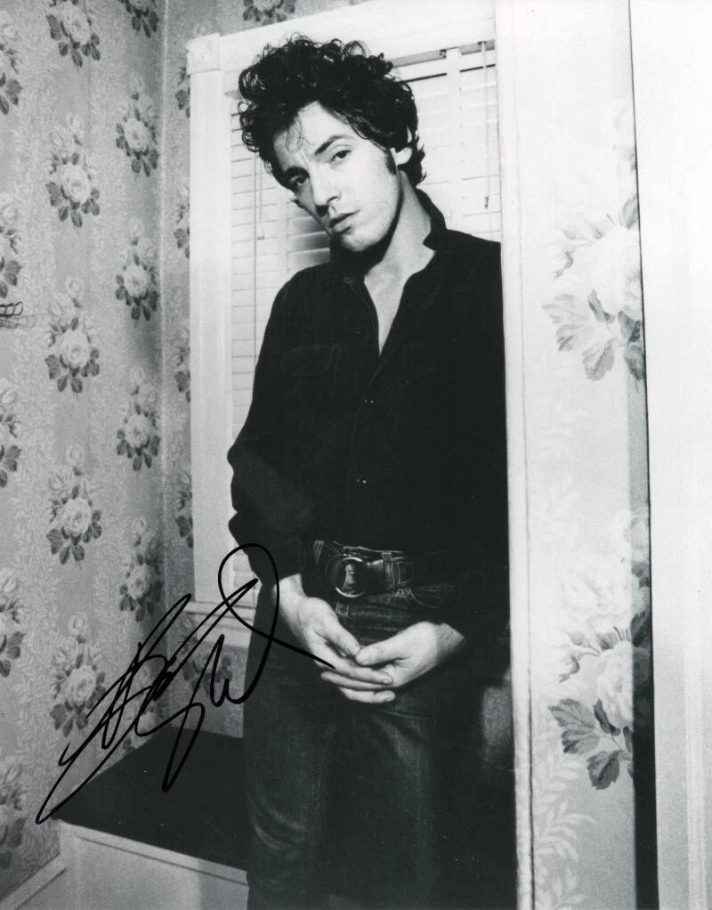 Bruce Springsteen Signed Autograph 11x14 Photo Darkness on the Edge of Town JSA