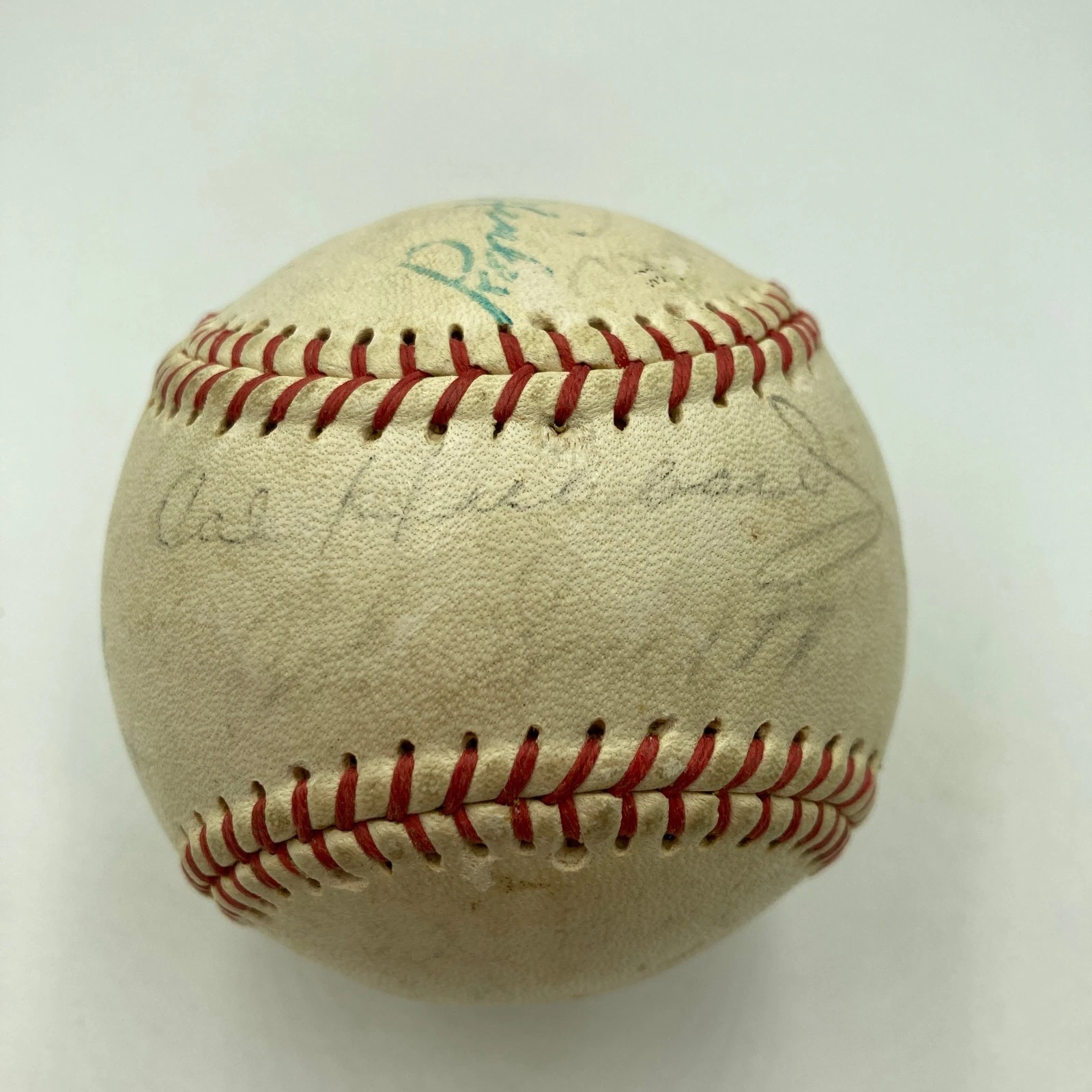 Cal Hubbard Sweet Spot Signed Baseball Hall Of Fame JSA COA