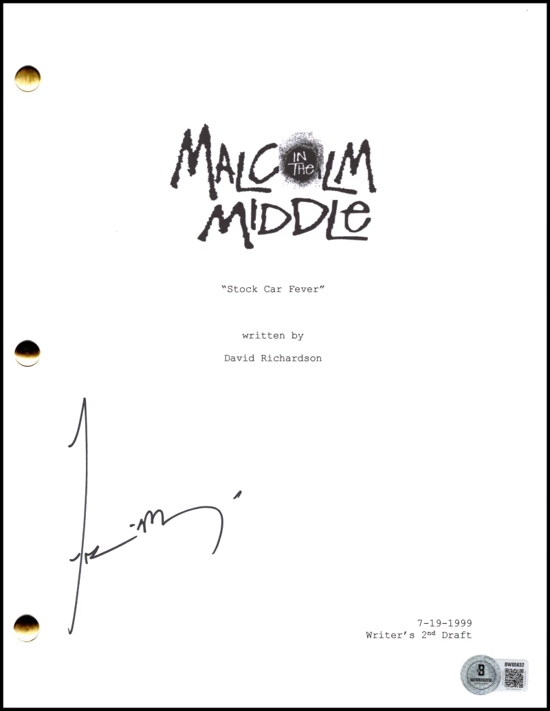Frankie Muniz Signed Autograph Malcom in the Middle Full Script w/ Beckett COA