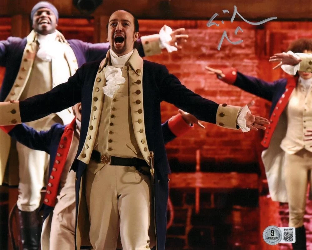 Lin Manuel Miranda Signed Autograph 8x10 Photo - Hamilton Creator Beckett COA