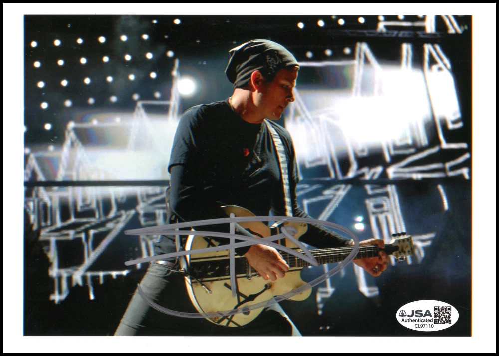 Tom DeLonge Blink-182 Signed Autograph 5x8 Photo - Enema of the State JSA COA