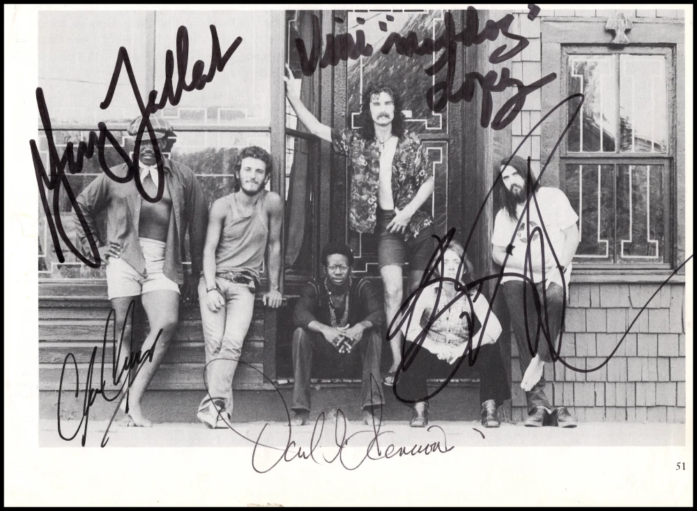 Bruce Springsteen Clarence Clemons + Signed Autograph 6x8 Magazine Photo JSA COA