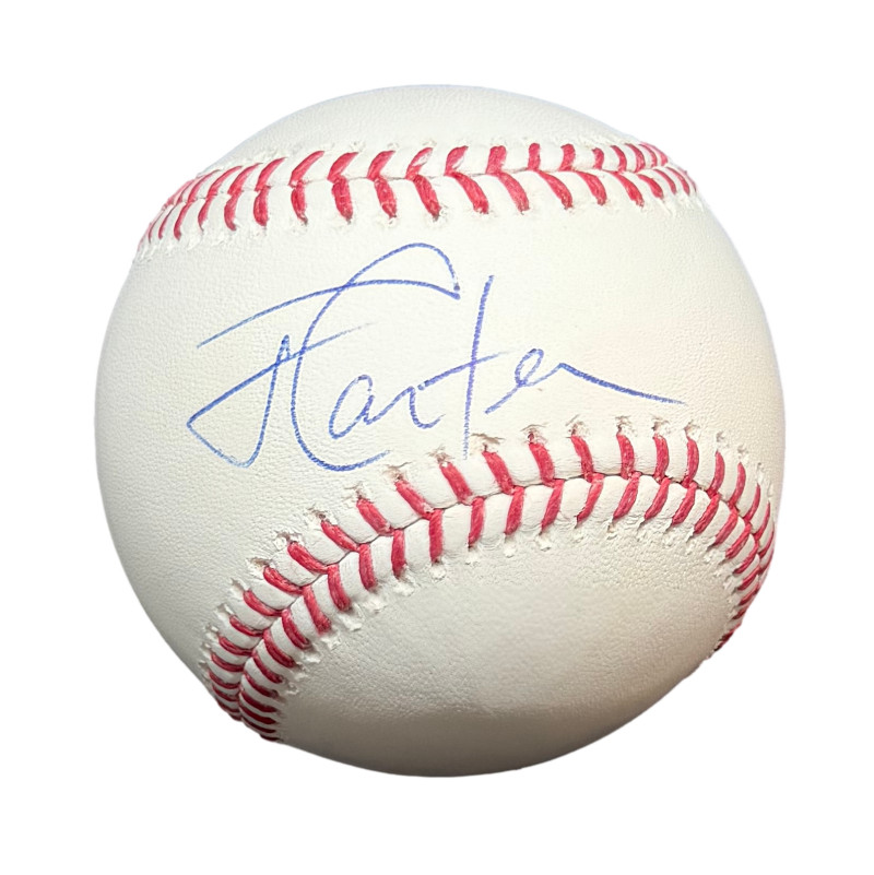 President Jimmy Carter Signed Autograph OMLB Baseball Ball Beckett COA