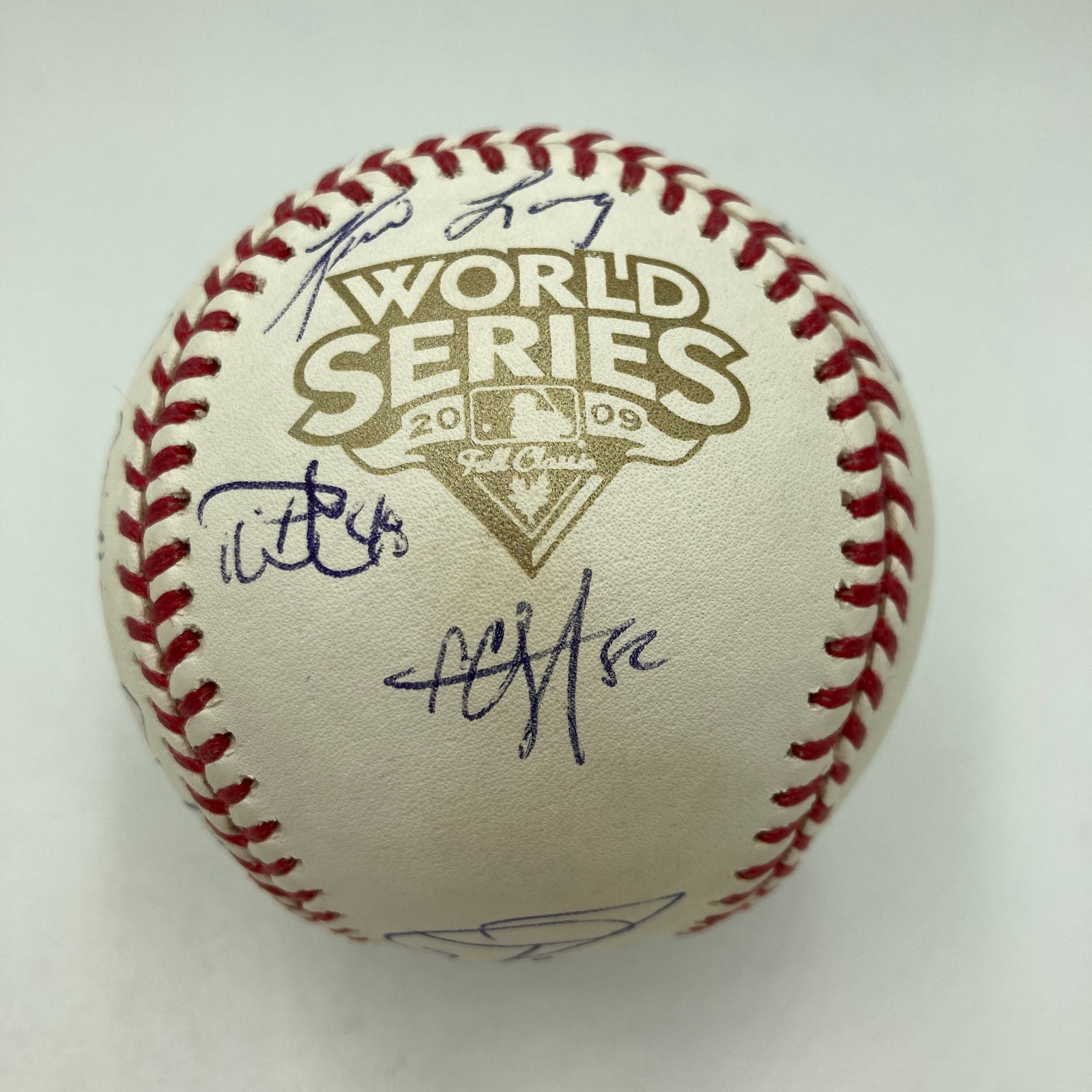 2009 New York Yankees World Series Champs Team Signed W.S. Baseball JSA COA
