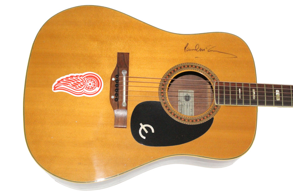 Paul McCartney Beatles Signed Autograph Epiphone Texan FT-79 Guitar w/ JSA COA