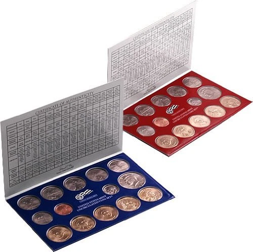 2008 P & D US Mint Set United States Original Government Packaging Box Cello