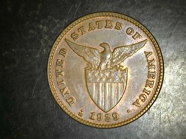 1929 Philippines 1 Cent BU