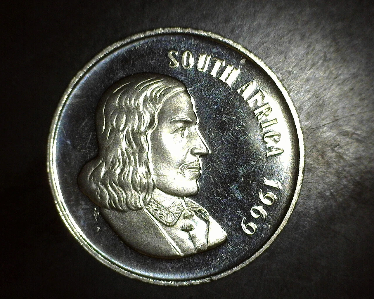 1969 South Africa 50 Cents Proof