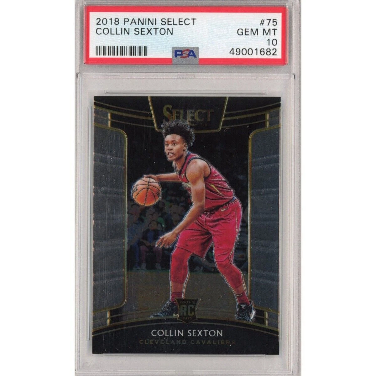 Graded 2018-19 Panini Select COLLIN SEXTON #75 Rookie Basketball Card PSA 10