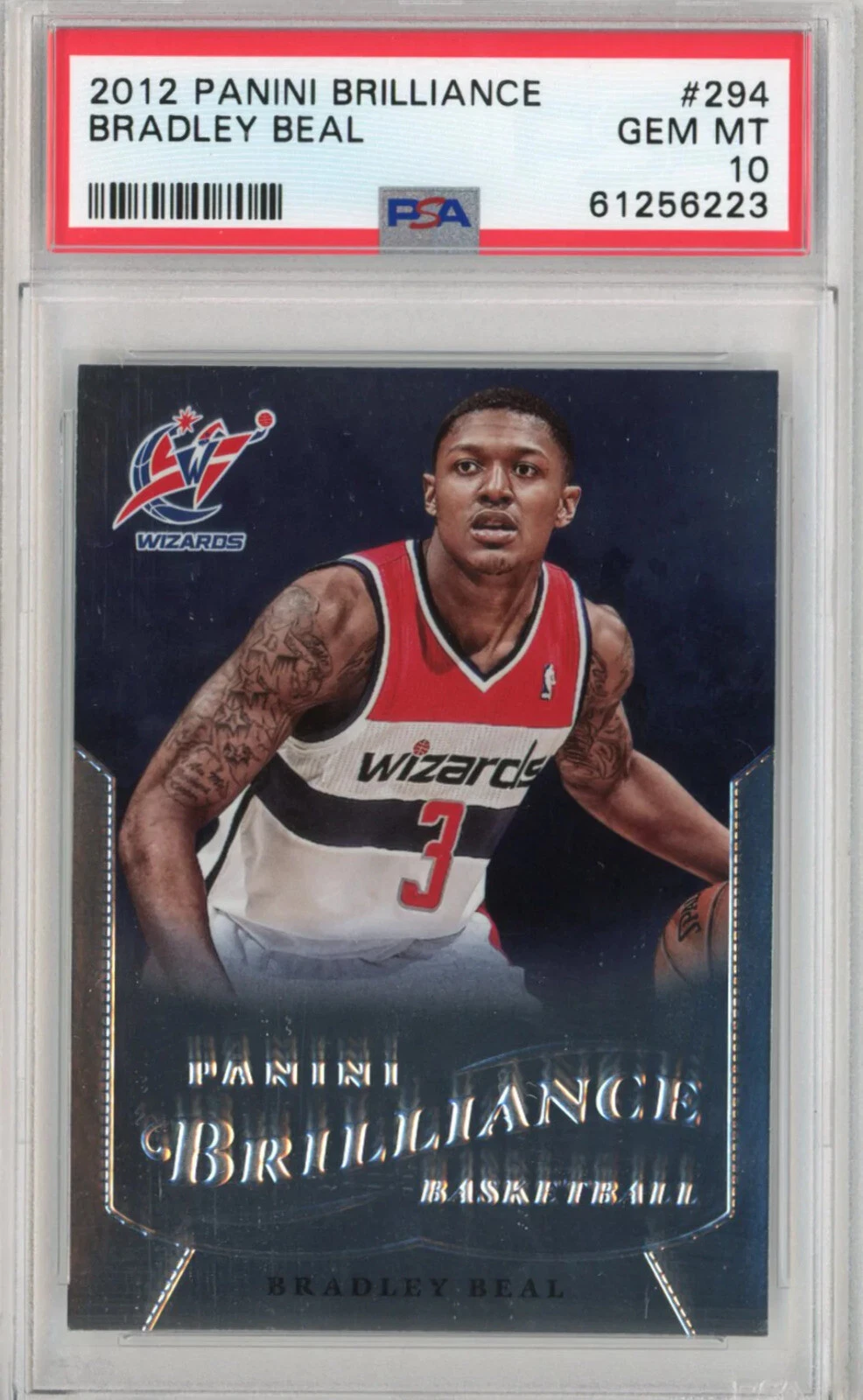Graded 2012-13 Panini Brilliance Bradley Beal #294 Rookie Basketball Card PSA 10