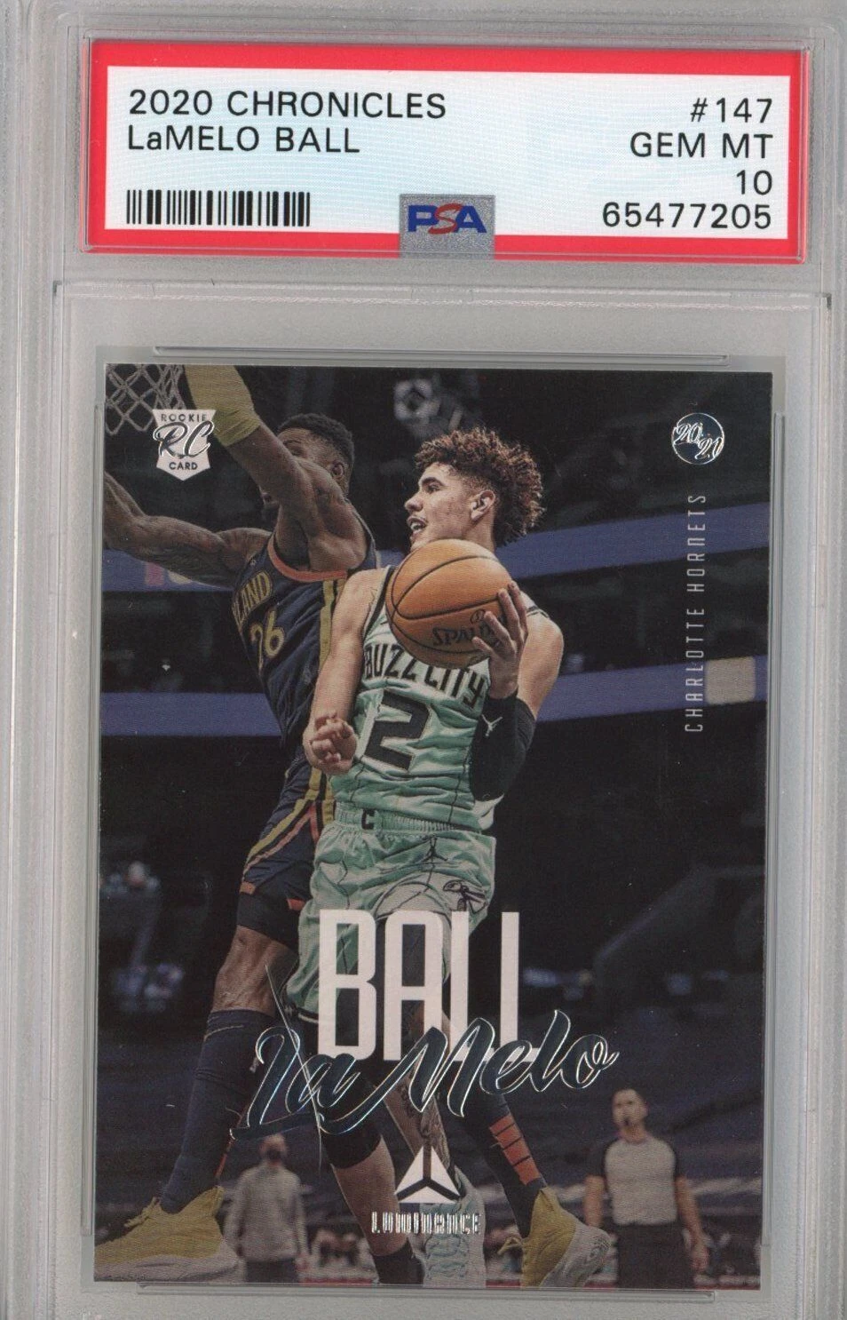 Graded 2020-21 Panini Chronicles LaMelo Ball #147 Rookie RC Card PSA 10 Gem Mint