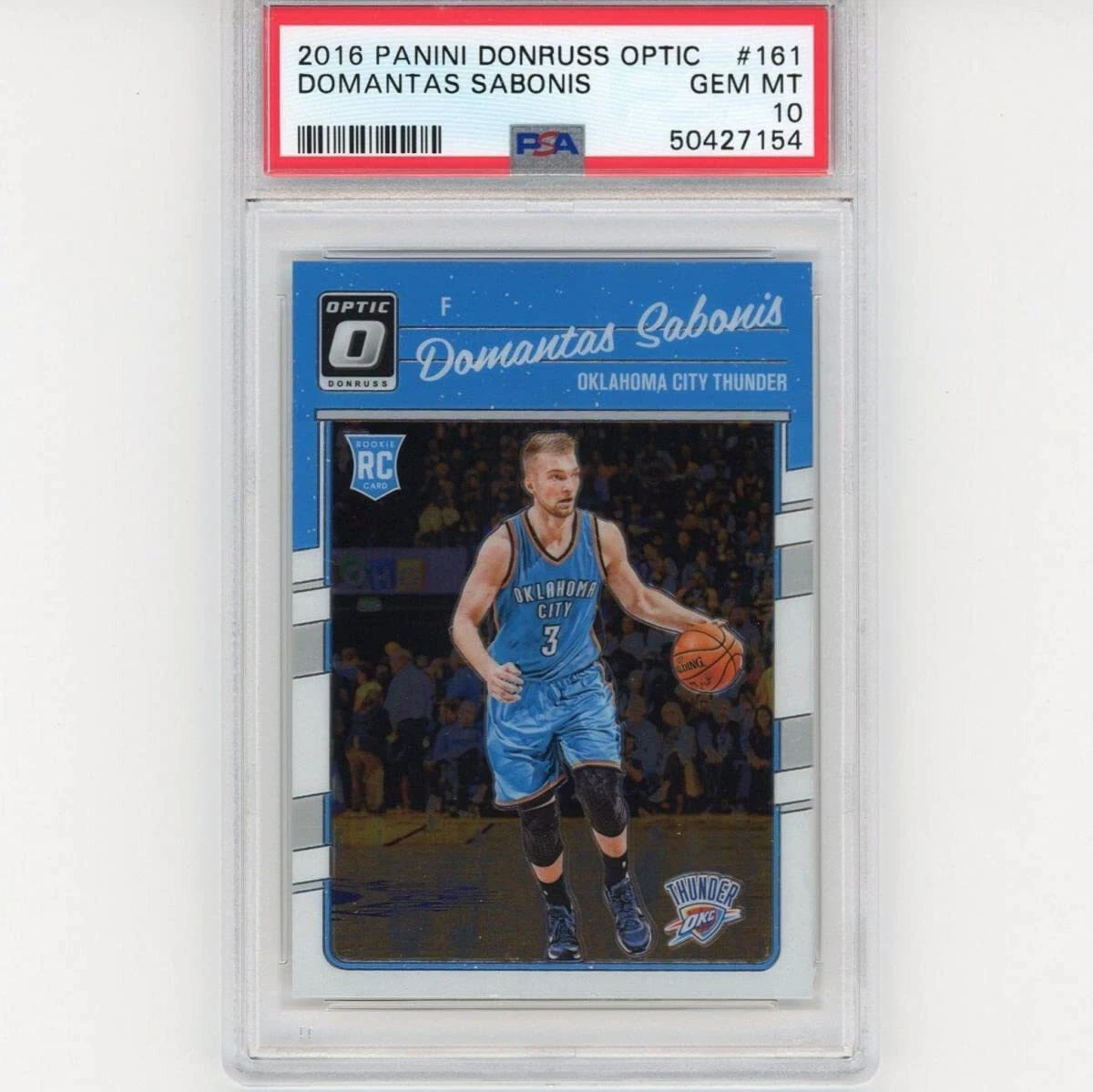 Graded 2016-17 Panini Donruss Optic Domantas Sabonis #161 Rookie RC Basketball C