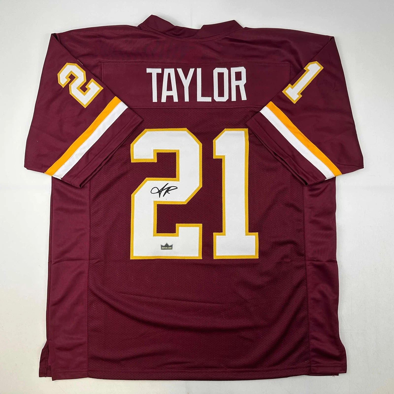 Facsimile Autographed Sean Taylor Washington Red Reprint Jersey Size Men's XL