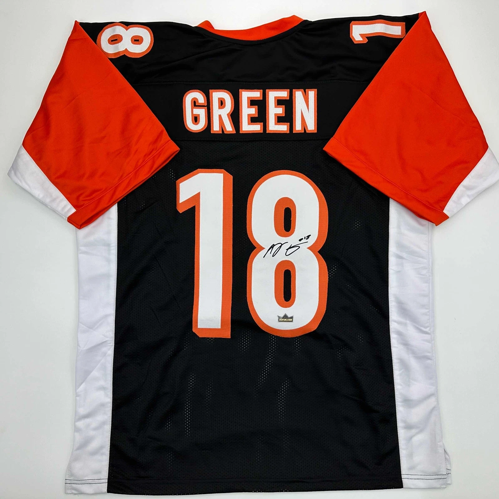 Facsimile Autographed A.J. AJ Green Cincinnati Black Reprint Jersey Size Mens XL