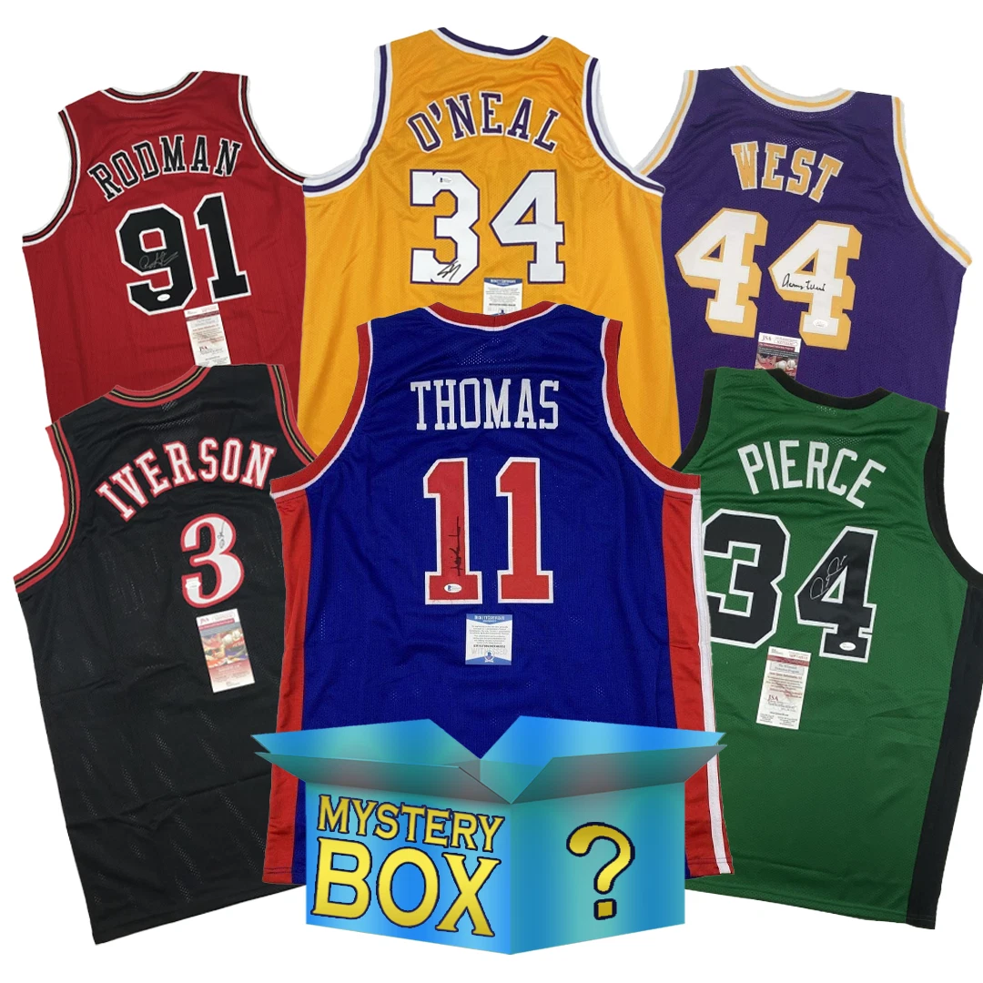 Autographed/Signed Basketball DIAMOND Series 1 Jersey Mystery Box PSA JSA COA