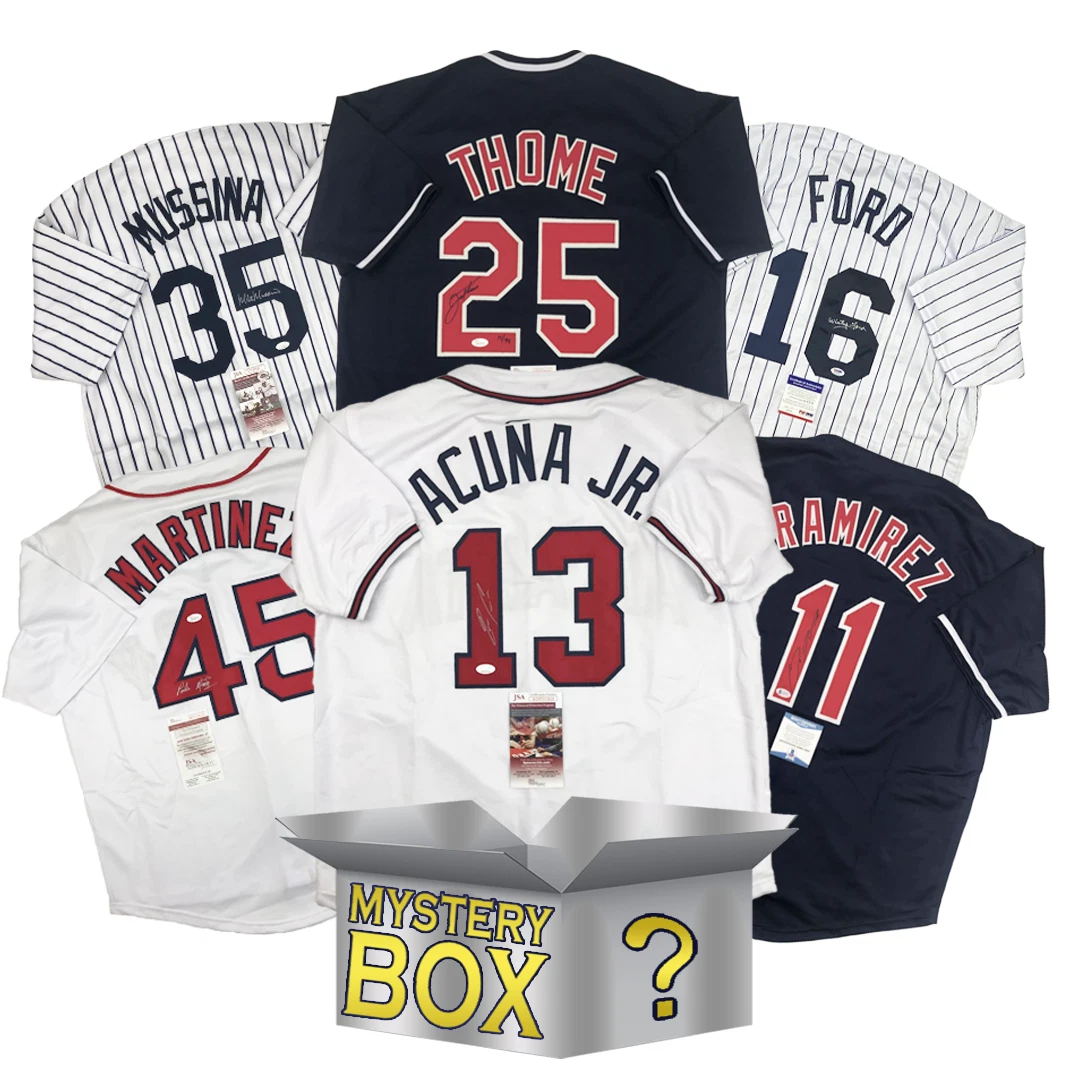 Autographed/Signed Baseball SILVER Series 1 Jersey Mystery Box PSA JSA BAS COA