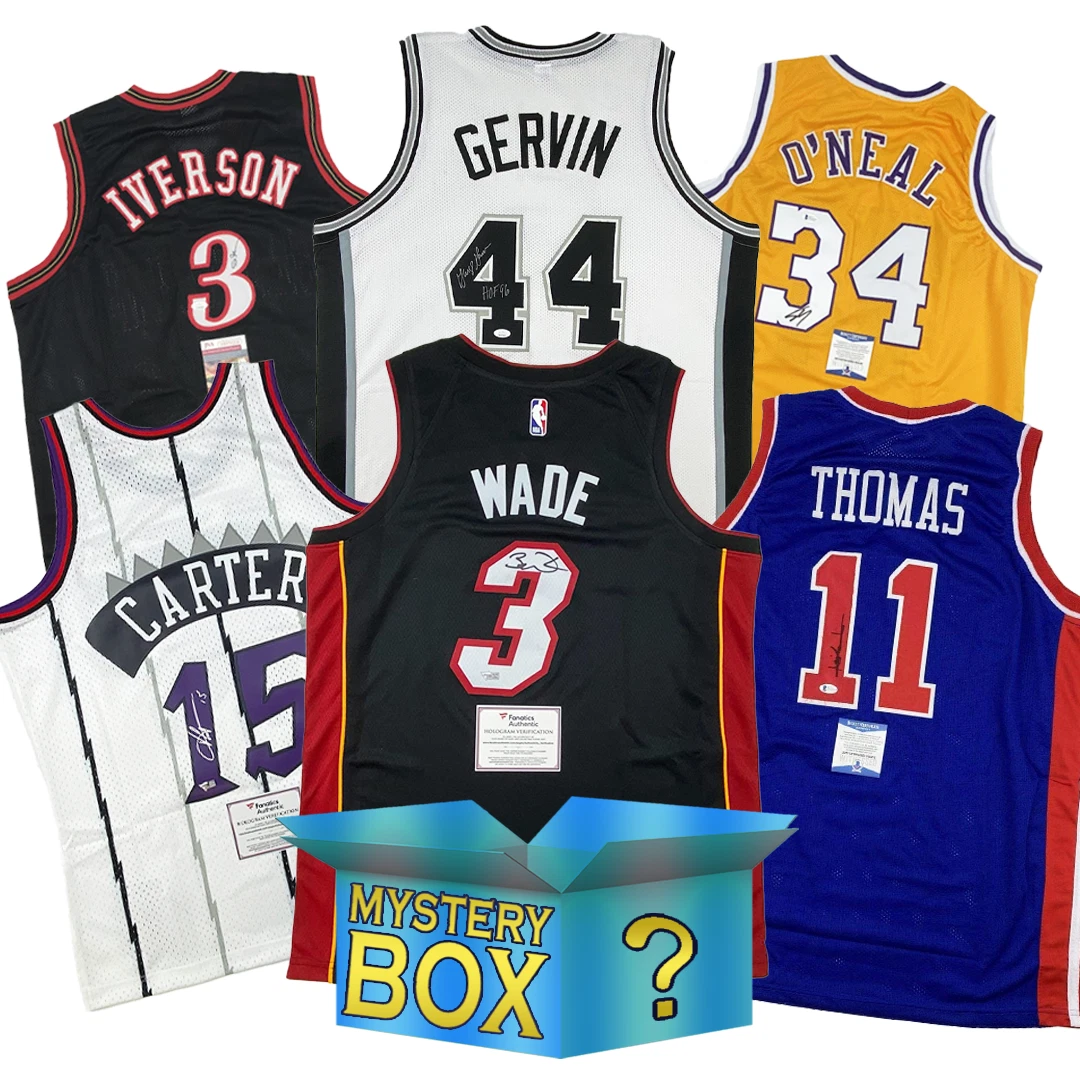 Autographed/Signed Basketball DIAMOND Series 2 Jersey Mystery Box PSA JSA COA