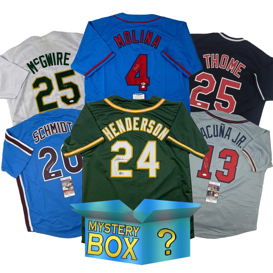 Autographed/Signed Baseball DIAMOND Series 2 Jersey Mystery Box PSA JSA BAS COA