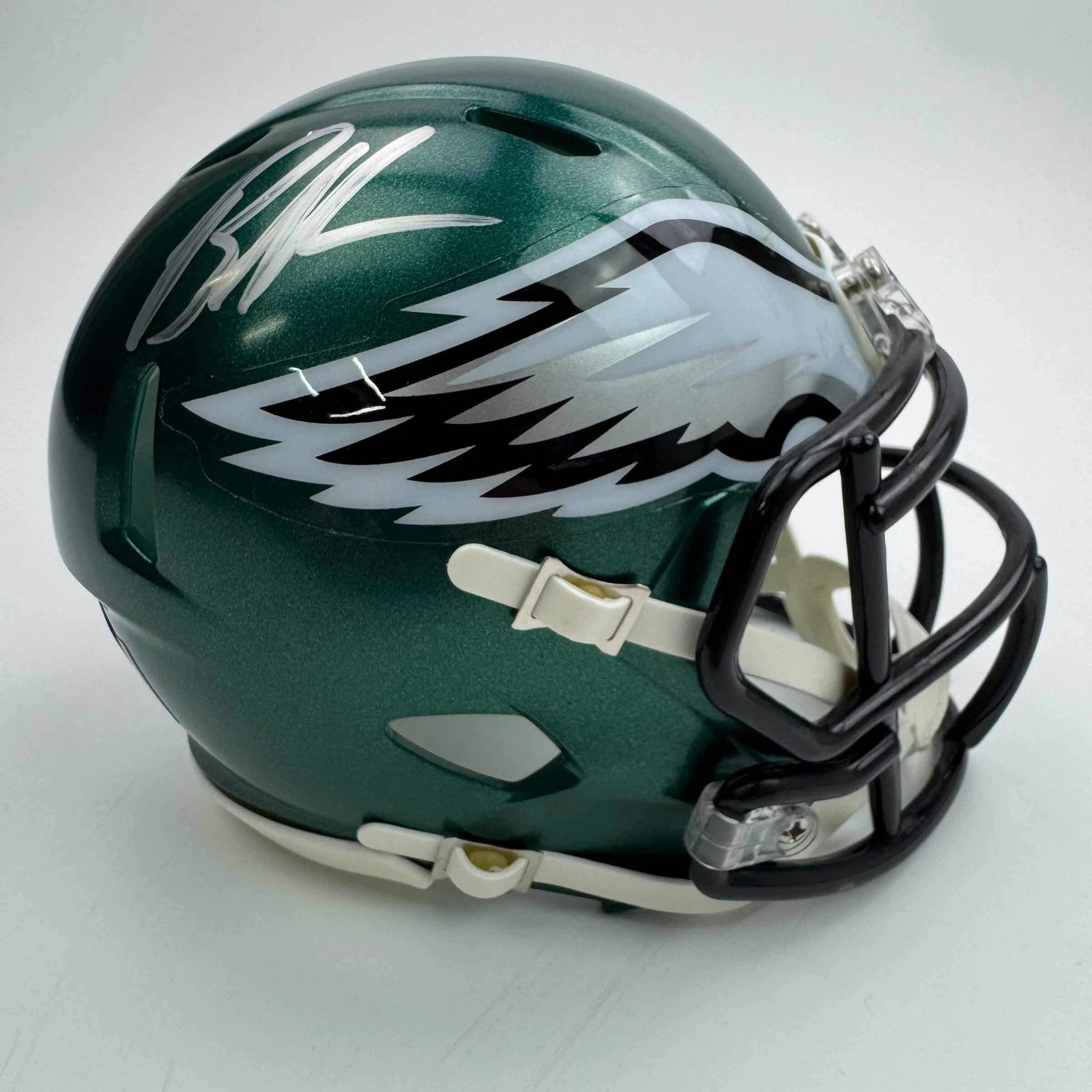 Autographed/Signed Brandon Graham Philadelphia Eagles Mini Helmet JSA COA